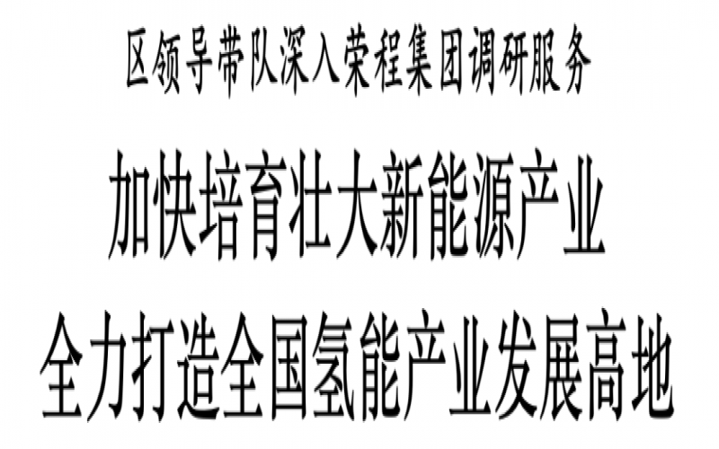 濱海新區(qū)區(qū)委副書記、區(qū)長(zhǎng)單澤峰帶隊(duì)深入榮程集團(tuán)調(diào)研服務(wù)